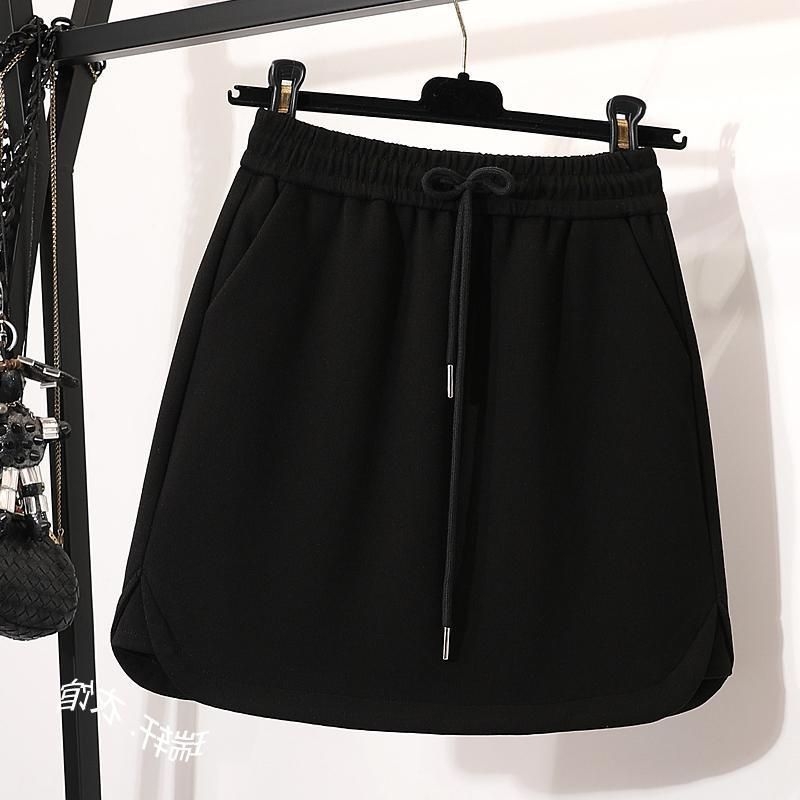 Suknja kratka, visokog struka i dizajn protiv izlaganja — tkanina: Spandex; glavni materijal: PVC; elastičnost: mikroodskok; kroj: uski