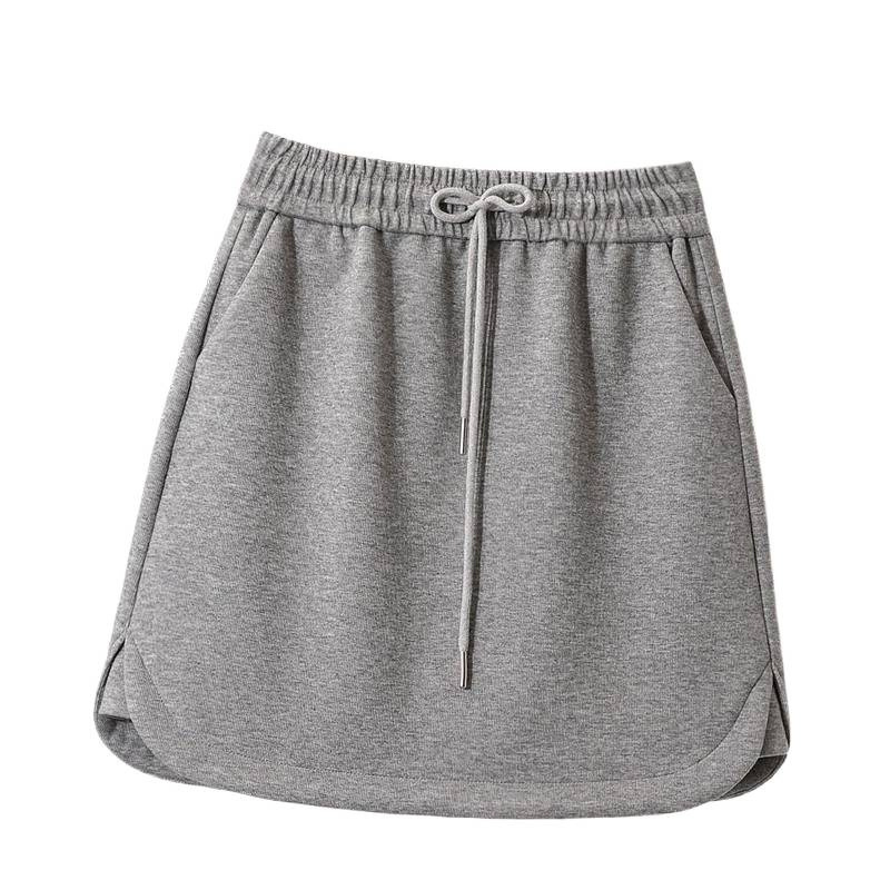 Suknja kratka, visokog struka i dizajn protiv izlaganja — tkanina: Spandex; glavni materijal: PVC; elastičnost: mikroodskok; kroj: uski