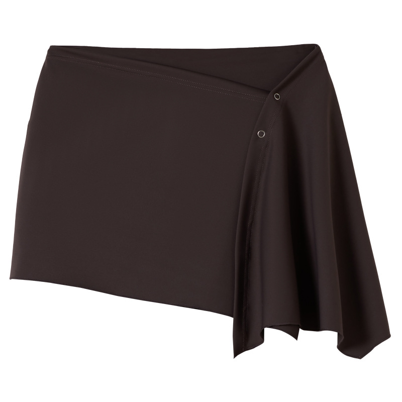 Fustă de acoperire pentru pantaloni de yoga – design dintr-o piesă, amestec nylon-elastan, potrivită pentru toate sezoanele, pentru femei tinere