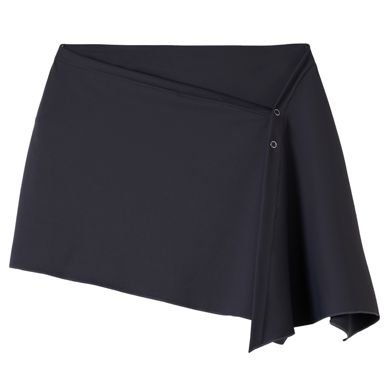 Fustă de acoperire pentru pantaloni de yoga – design dintr-o piesă, amestec nylon-elastan, potrivită pentru toate sezoanele, pentru femei tinere