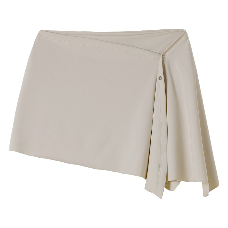 Fustă de acoperire pentru pantaloni de yoga – design dintr-o piesă, amestec nylon-elastan, potrivită pentru toate sezoanele, pentru femei tinere