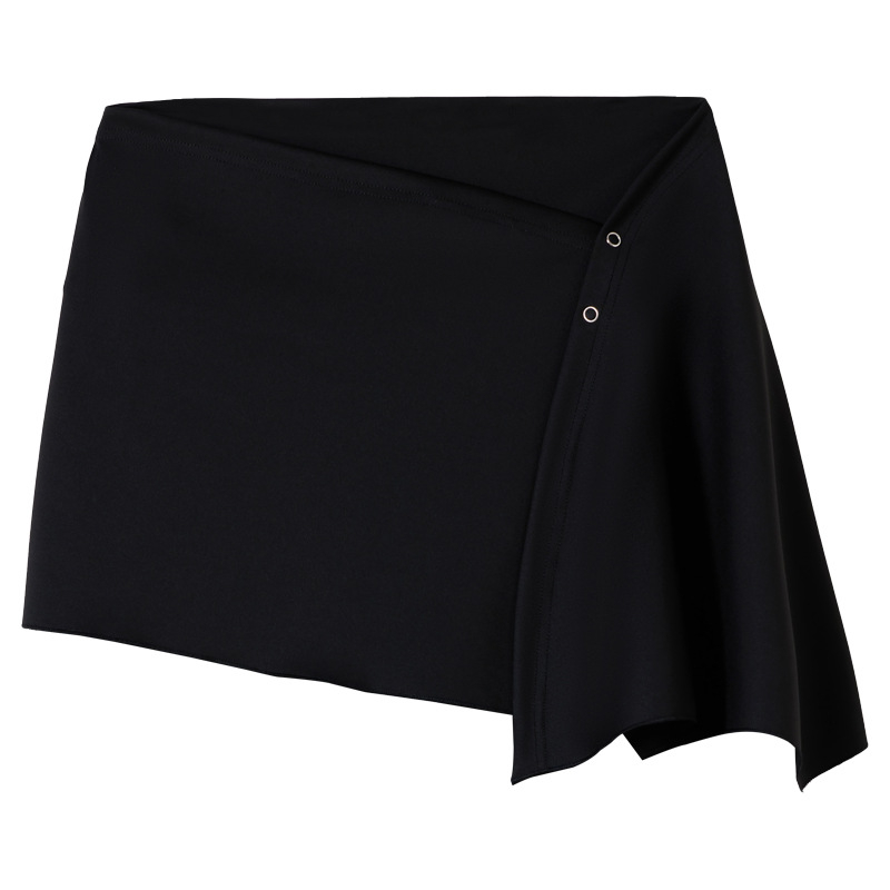 Fustă de acoperire pentru pantaloni de yoga – design dintr-o piesă, amestec nylon-elastan, potrivită pentru toate sezoanele, pentru femei tinere