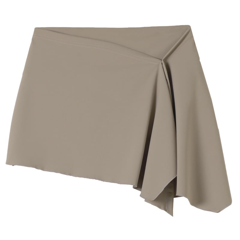 Fustă de acoperire pentru pantaloni de yoga – design dintr-o piesă, amestec nylon-elastan, potrivită pentru toate sezoanele, pentru femei tinere