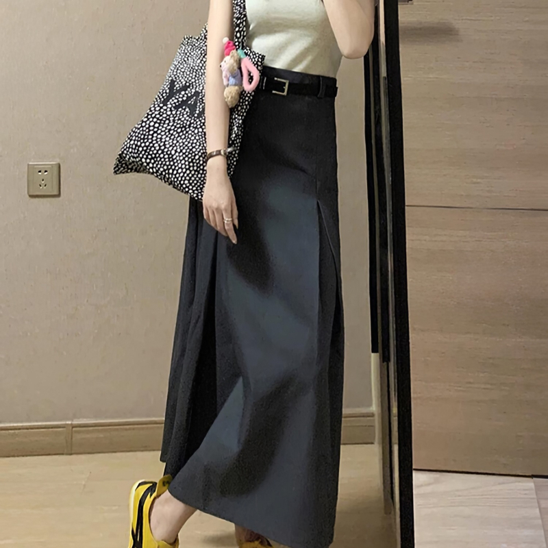 Fustă în linie A din chenille cu elastan, croială tridimensională, Primăvara 2025, stil socialite privat