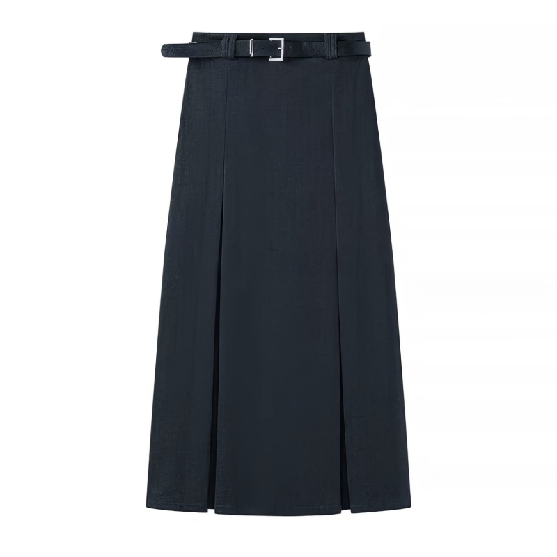 Fustă în linie A din chenille cu elastan, croială tridimensională, Primăvara 2025, stil socialite privat