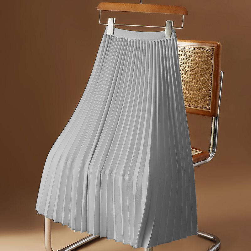 Fustă plisată midi cu model 3D și detalii shirred – poliester, ≥95% din materialul principal, stil elegant urban