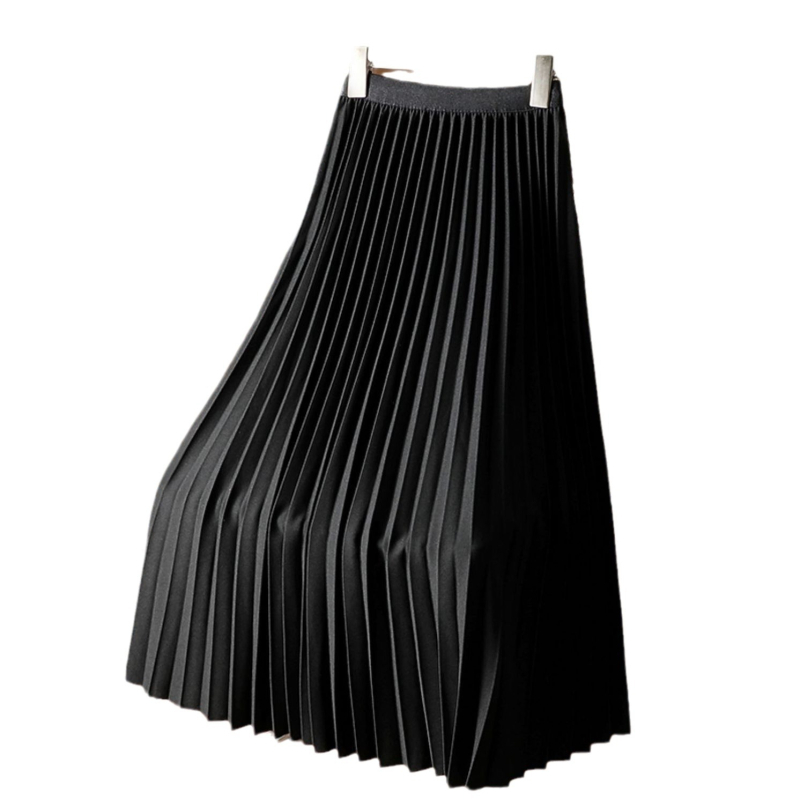 Fustă plisată midi cu model 3D și detalii shirred – poliester, ≥95% din materialul principal, stil elegant urban