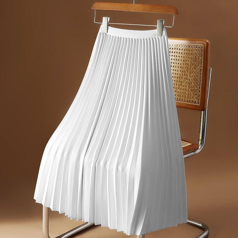 Fustă plisată midi cu model 3D și detalii shirred – poliester, ≥95% din materialul principal, stil elegant urban