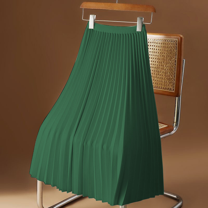 Fustă plisată midi cu model 3D și detalii shirred – poliester, ≥95% din materialul principal, stil elegant urban