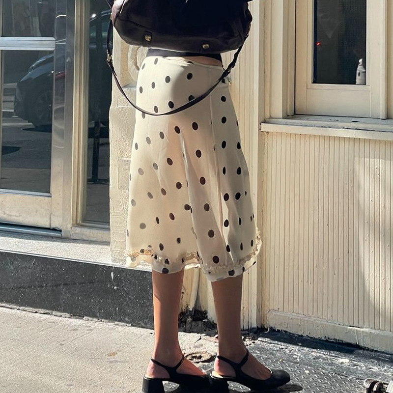 Fustă pentru șolduri cu model de flori rupte, țesătură poliester, compoziție principală 95% și mai mult, lungime medie