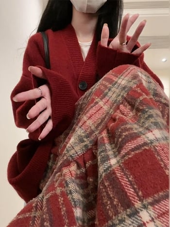 Suknja s mrežastim uzorkom od ovčje vune, mercerisano mrežasto tkivo, mikroelastičnost