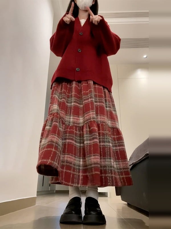 Suknja s mrežastim uzorkom od ovčje vune, mercerisano mrežasto tkivo, mikroelastičnost