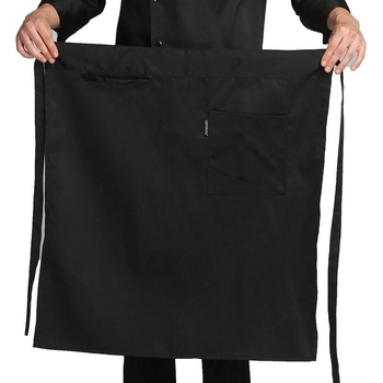 Унисекс готварска престилка с връзка за врата, полудълга, дишащ полиестер