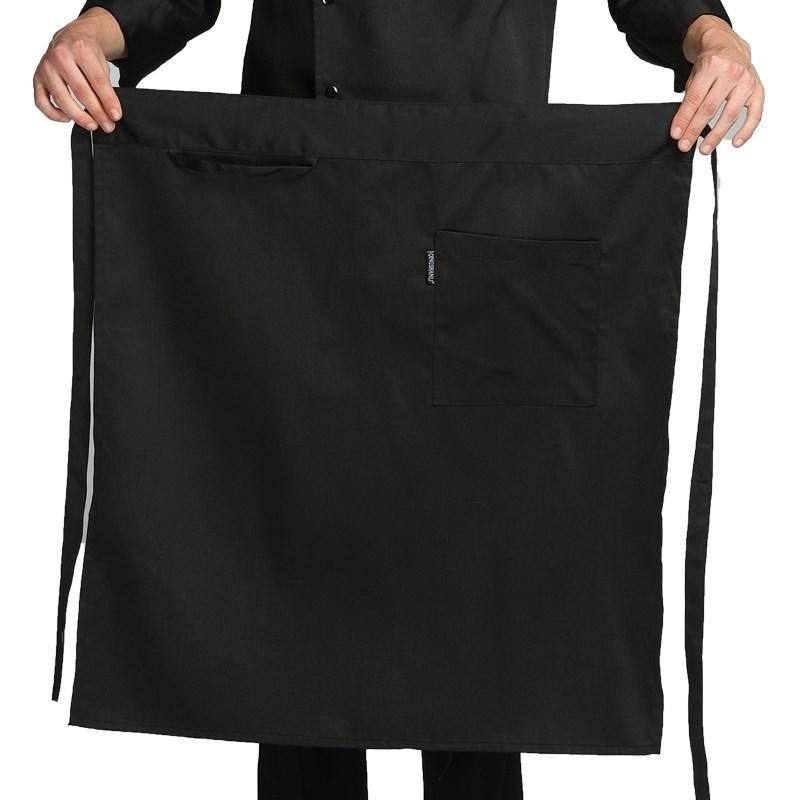 Унисекс готварска престилка с връзка за врата, полудълга, дишащ полиестер