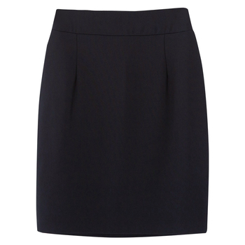 OL irodai szoknya, egyszínű, szövött anyag, poliészter, koreai stílus