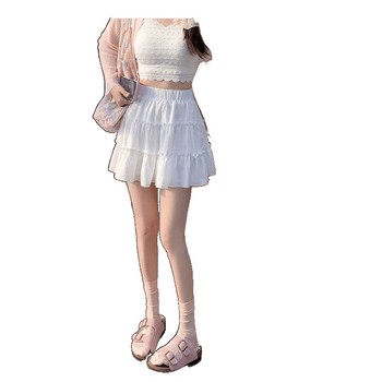 Női A-vonalú magas derekú midi szoknya, street-hipster stílus, nyár 2025, anyagösszetétel 95%+.