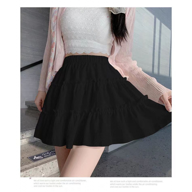 Női A-vonalú magas derekú midi szoknya, street-hipster stílus, nyár 2025, anyagösszetétel 95%+.