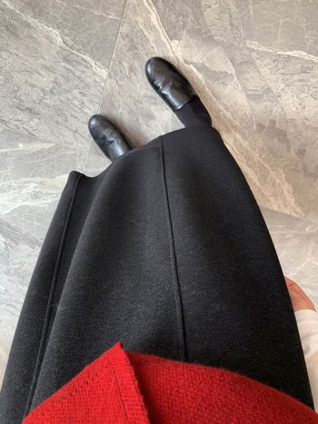 Sukňa bud štýlu, vysoký pás, mini dĺžka, bavlnená zmes s PU 30–50%, strihané šitie