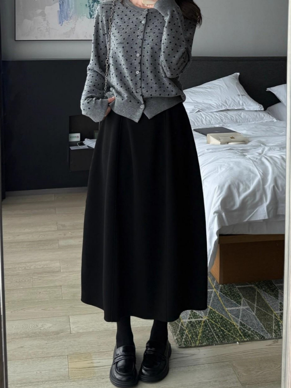 Sukňa bud štýlu, vysoký pás, mini dĺžka, bavlnená zmes s PU 30–50%, strihané šitie