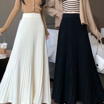 Plisovaná sukňa s A-linou, midi dĺžky, štýl Royal Sister, jar 2025