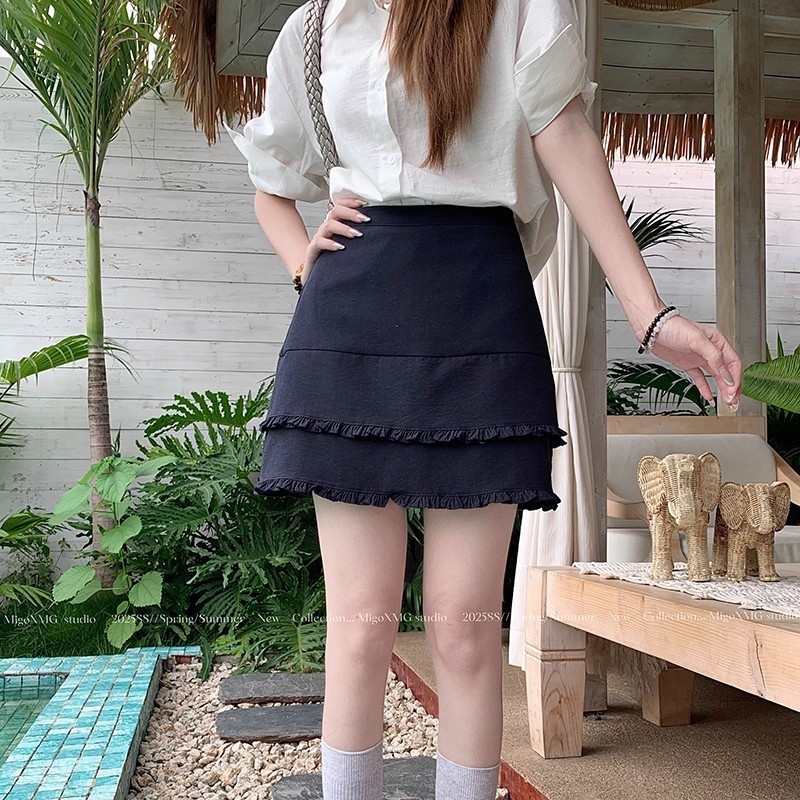 Hip-szoknya 3D mintával, vasalásmentes, poliészter anyag 80–90%, mikroelaszticitás, nyár 2025