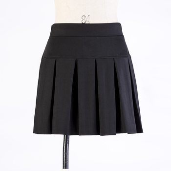 Square dance szoknya, pliszírozott, nyomott minta, poliészter, magas derekú, etnikus stílus