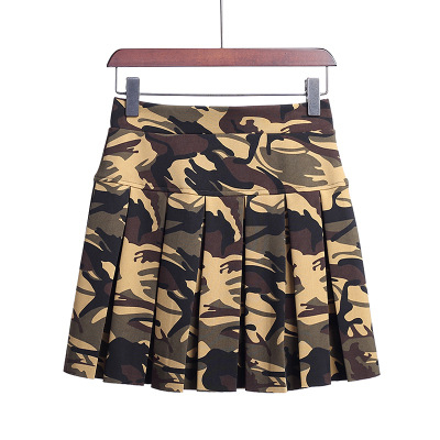 Square dance szoknya, pliszírozott, nyomott minta, poliészter, magas derekú, etnikus stílus