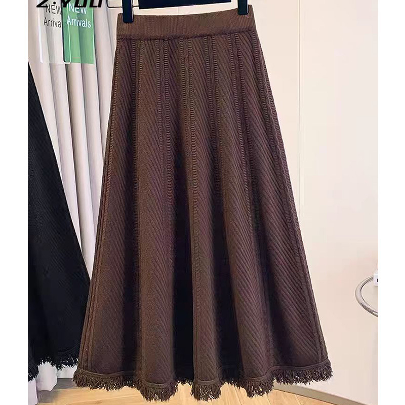 Corduroy kötött puff szoknya középméretű, nylon 50–70%, mikro rugalmasság