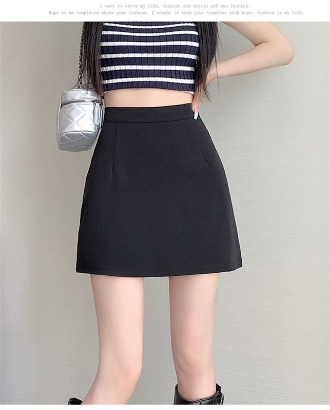 A-vonalú corduroy szoknya, vasalásmentes, mikroelasztikus, poliészter keverék 30–50%