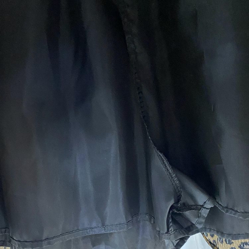 Leopárd mintás torta szoknya, kollázs varrás, poliészter anyag, mikroelasztikus, rövid fazon, 2025 tavasz