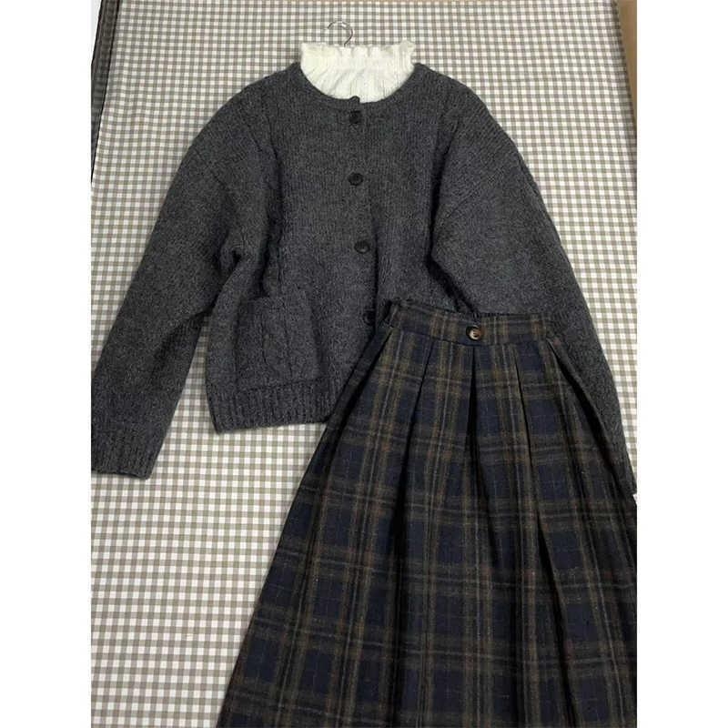 Ženski kostim s suknjom: elegantan uredski stil, duga suknja, dugi rukavi (Model: jednobojni; Duljina rukava: duga; Duljina suknje: duga; Tkanina: poliester s elastanom; Stil: uredski)