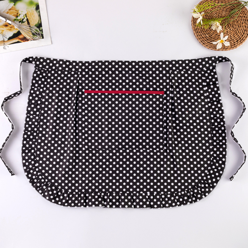 100% pamut kötény, ujjatlan, fél hosszú, dupla rétegű vízálló, háztartási használatra