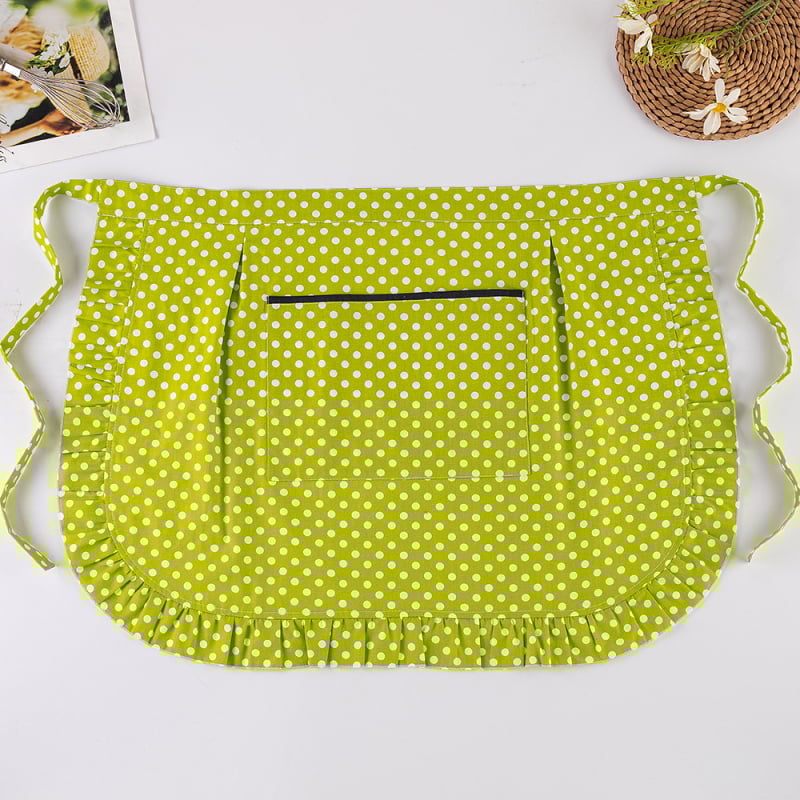 100% pamut kötény, ujjatlan, fél hosszú, dupla rétegű vízálló, háztartási használatra