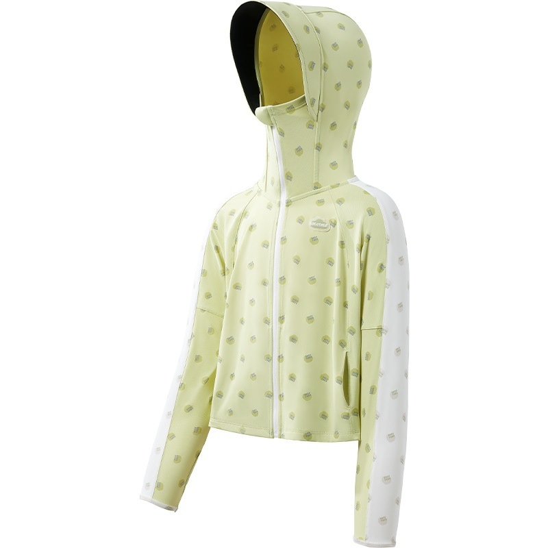 Kocotree bērnu UV aizsardzības jaka ar kapuci, elpojoša, ātri žūst, neilona audums, pavasaris 2024