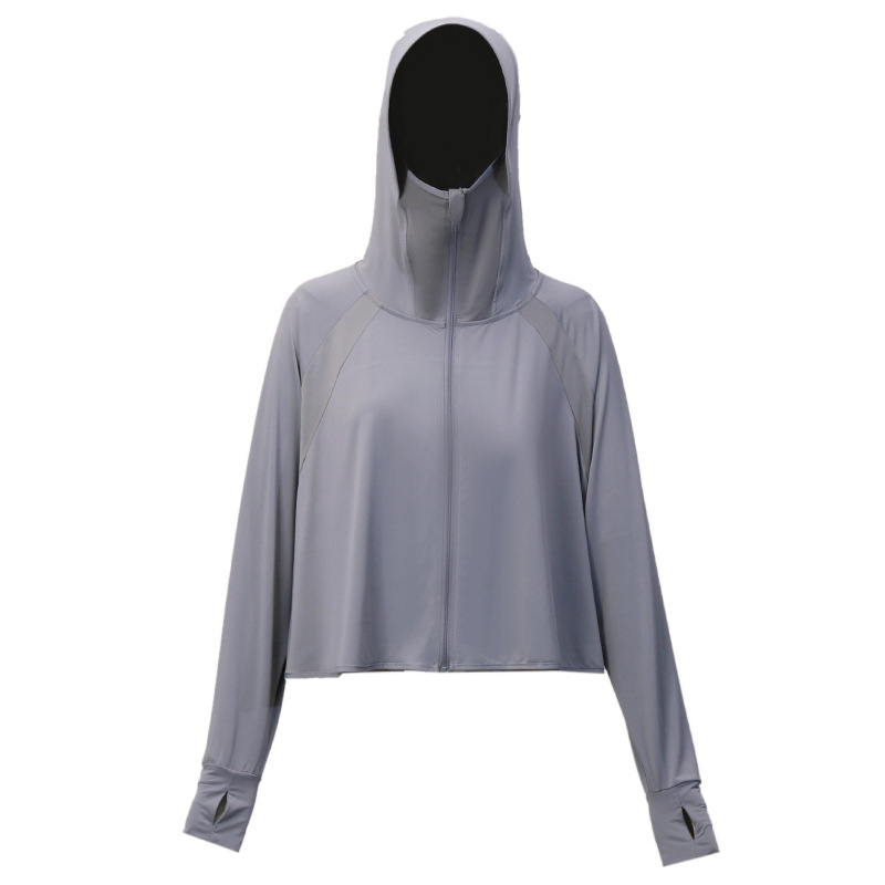 Sieviešu UV aizsardzības kardigans - viegls Ice Silk poliesters, ātri žūst, elpojošs, pret insektiem, vasara 2025