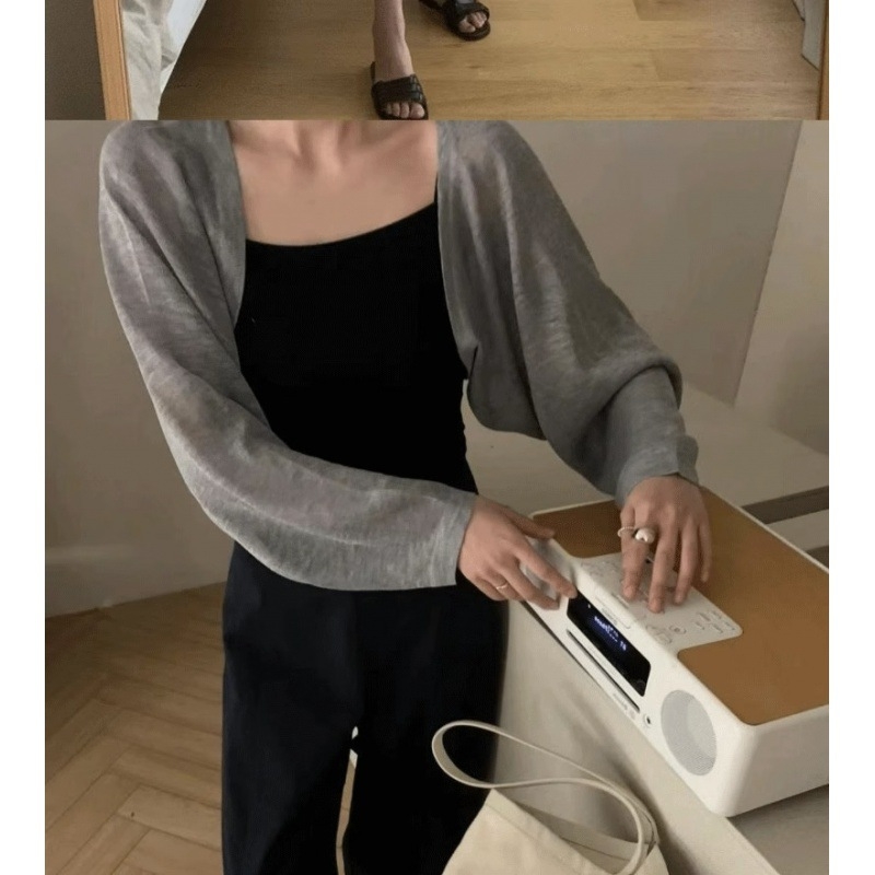 Γυναικείος βισκόζη καρντίν για ηλιοπροστασία, slim fit, μακριά μανίκια, UPF30+, ανάμειξη νάιλον, Καλοκαίρι 2025