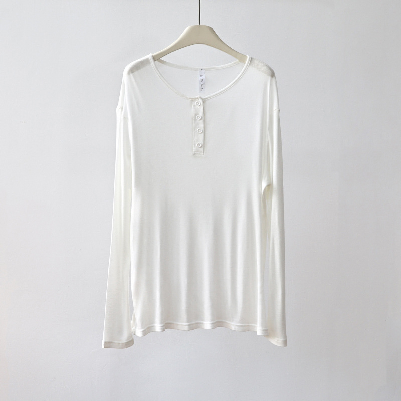 Ženski top s ležernim krojem, s dugim rukavima od akrilnog vlakna, UPF30+ zaštita, mješavina viskoze (50–70% akril, <30% viskoze)