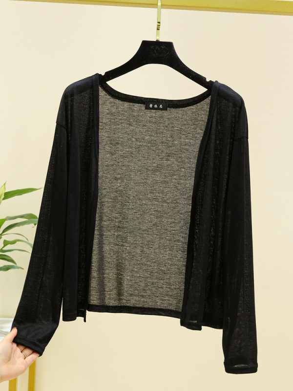 Ljetni tanki kardigan od Tencel Lyocell, dugi rukavi, UPF30+, 90–95% Tencel Lyocell; Poliester <30%