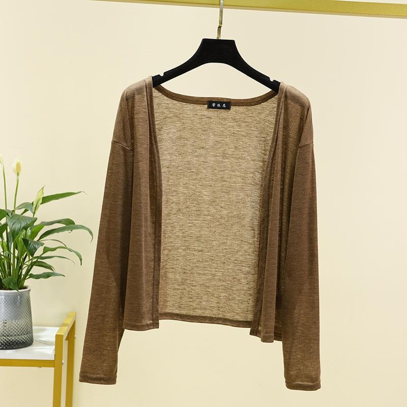 Ljetni tanki kardigan od Tencel Lyocell, dugi rukavi, UPF30+, 90–95% Tencel Lyocell; Poliester <30%