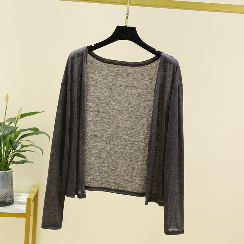 Ljetni tanki kardigan od Tencel Lyocell, dugi rukavi, UPF30+, 90–95% Tencel Lyocell; Poliester <30%