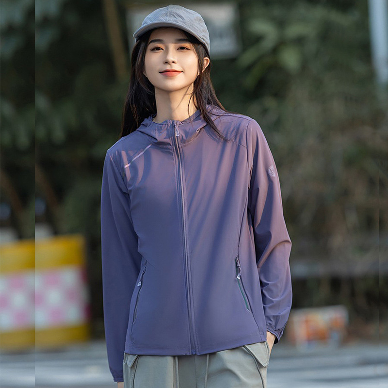 Unisex Ice Silk jakna s UV zaštitom UPF50+, lagana, brzo se suši, ljetna jakna