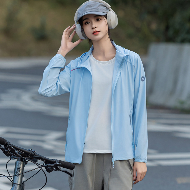 Unisex Ice Silk jakna s UV zaštitom UPF50+, lagana, brzo se suši, ljetna jakna