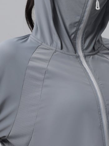 Ženski Ice Silk UV zaštitna jakna – prozračna ljetna vanjska jakna s kapuljačom