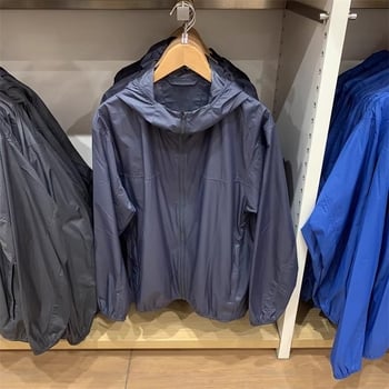 Unisex ljetna vjetrovka s kapuljom, vodootporna i 3D krojem