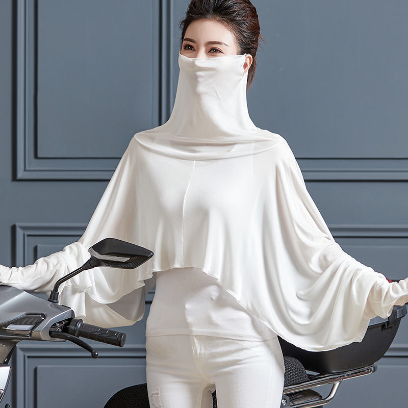Šal-tip zaštitna majica UV zaštitu, Harajuku stil, dugi rukavi, UPF30+, proljeće 2025