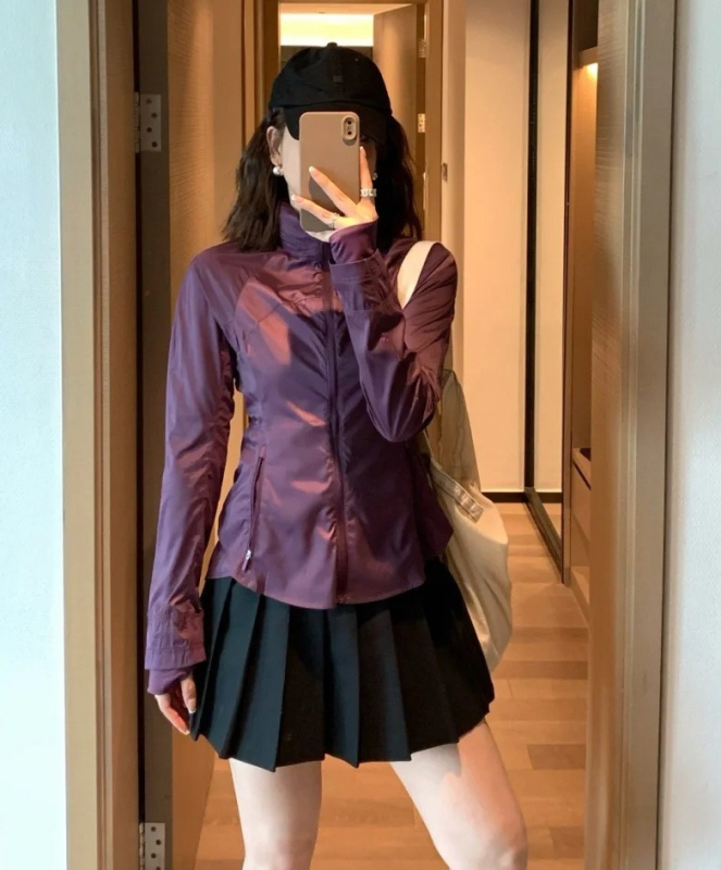 Ženska vanjska jakna otporna na vjetar – najlon, prozračna, odvodi vlagu, UV zaštita UPF50+