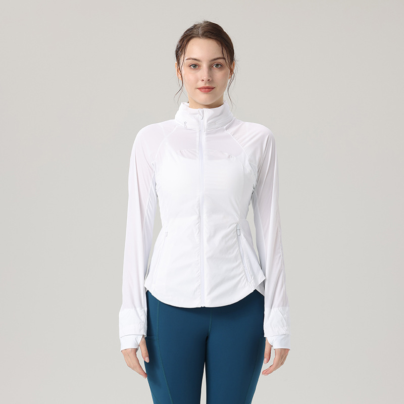 Ženska vanjska jakna otporna na vjetar – najlon, prozračna, odvodi vlagu, UV zaštita UPF50+