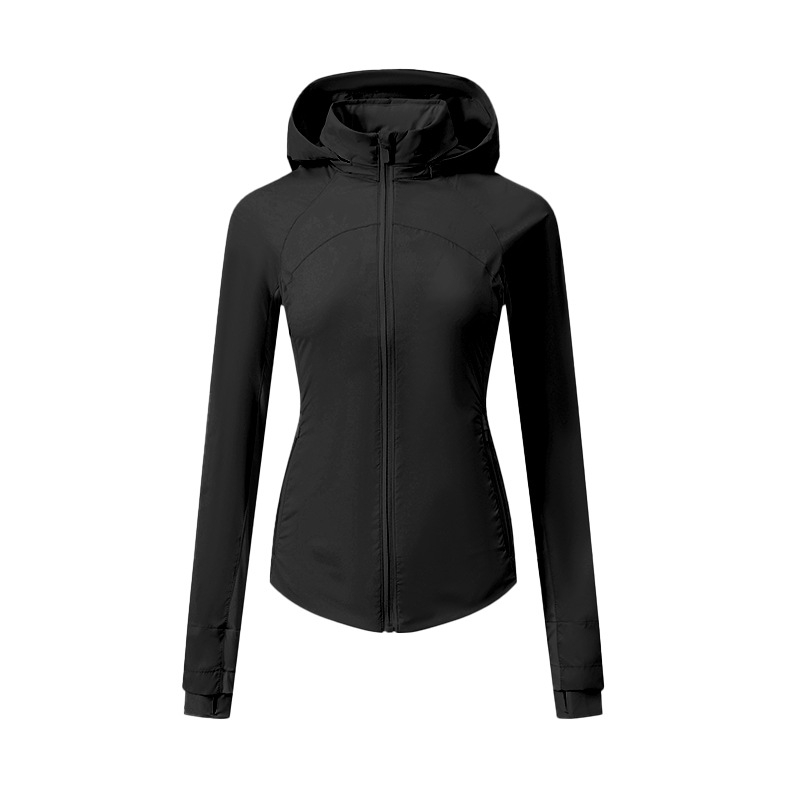 Ženska vanjska jakna otporna na vjetar – najlon, prozračna, odvodi vlagu, UV zaštita UPF50+