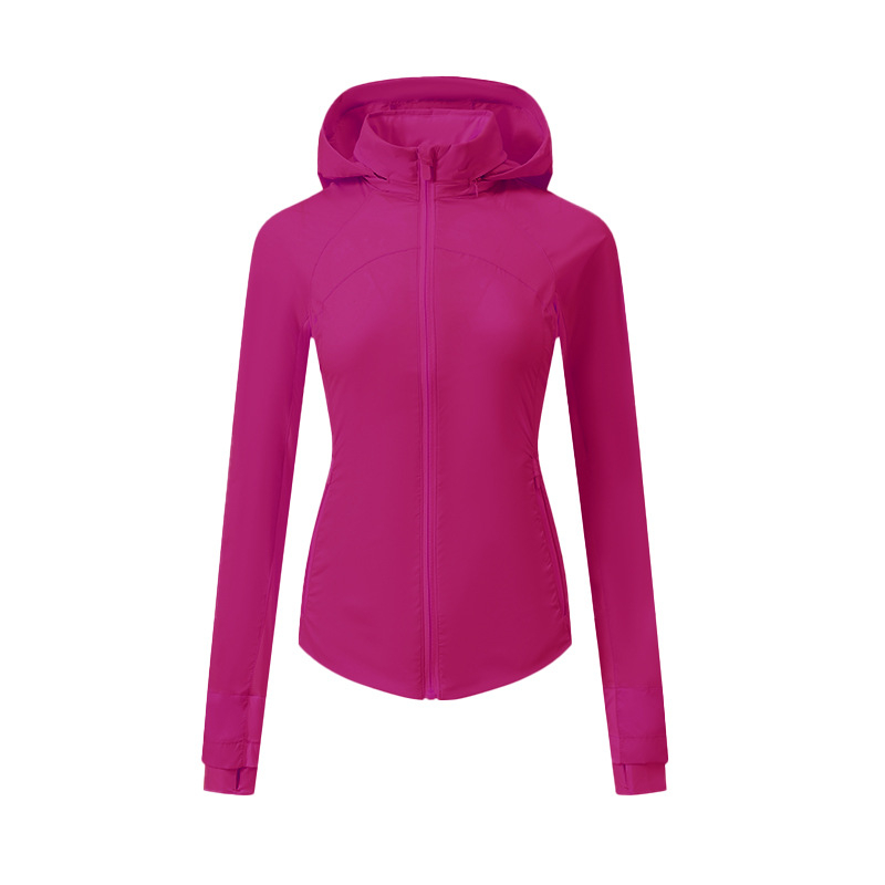 Ženska vanjska jakna otporna na vjetar – najlon, prozračna, odvodi vlagu, UV zaštita UPF50+
