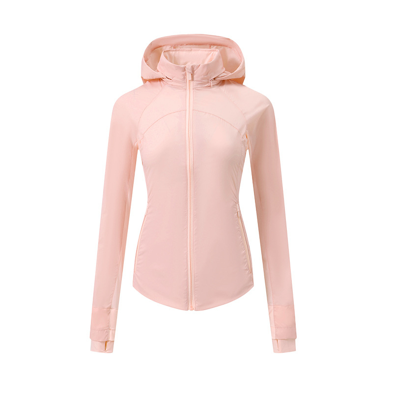 Ženska vanjska jakna otporna na vjetar – najlon, prozračna, odvodi vlagu, UV zaštita UPF50+